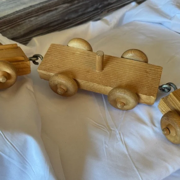 Wooden Train Set for Kids - Picture 4 of 13